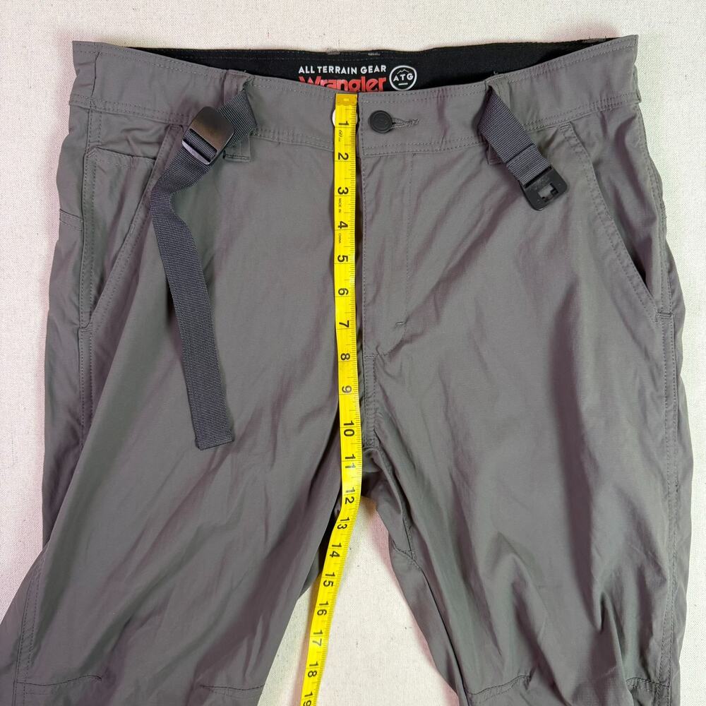 Wrangler All Terrain Gear Pants Mens 34x30 Gray Trail Hiking Outdoor Performance - Picture 6 of 14
